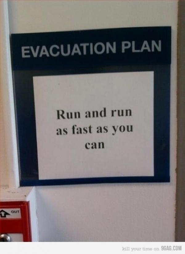 Evacuation plan