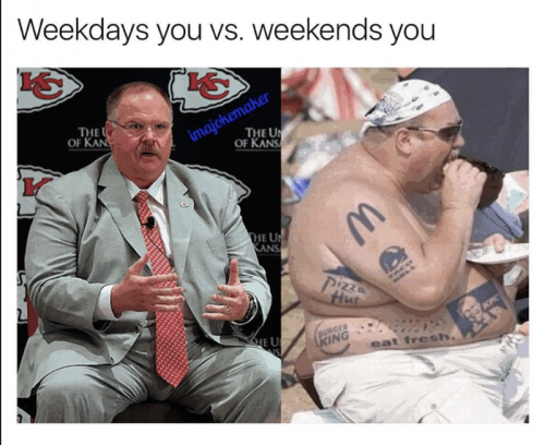 Weekdays vs weekends